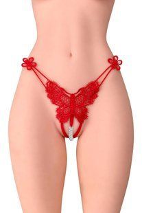 Трусики с жемчугом Fashion Secret Natasha Red
