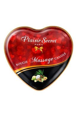 Массажная свеча сердечко Plaisirs Secrets Exotic Fruits (35 мл)