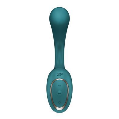 Вагинально-клиторальный вибратор Satisfyer G for Goddess 2 Bottle Green, 2 мотора