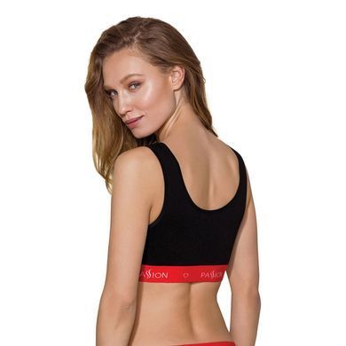 Спортивный топ на широких бретелях Passion PS003 TOP XL, black