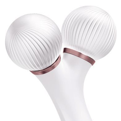 Електронний ультразвуковий ролик для обличчя GESKE Sonic Facial Roller 4в1 starlight