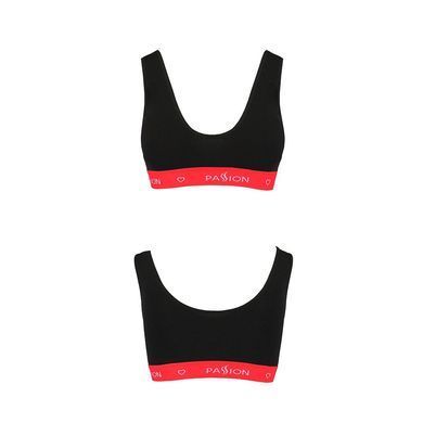 Спортивный топ на широких бретелях Passion PS003 TOP XL, black