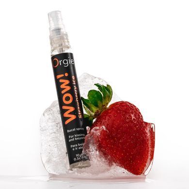 Спрей для орального секса Orgie &ndash; Wow! Strawberry Ice (10 мл) с охлаждающим эффектом