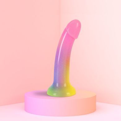 Дилдо з градієнтом та блискітками Love To Love Dildolls &mdash; Stargazer, ультрам&rsquo;який