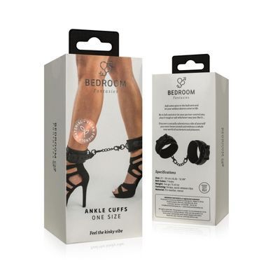 Поножи Bedroom Fantasies: Faux Leather Ankle Cuffs, черные