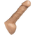 Фалоімітатор Doc Johnson - 7 Inch Perfect Erect Cock, велика головка, Vac-U-Lock