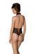 Еротичне боді Passion TRISHA BODY, S/M, black, з відкритими чашками