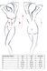 BRASILIANA CORSET white XXL/XXXL - Passion Exclusive