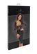 Платье Noir Handmade F295 Euphoria, M, black, кружево, глубокое декольте, юбка миди под латекс