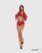 Комплект Obsessive Rossay Red 4-pcs crotchless set S/M