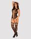 (SALE) Бодистокинг Obsessive Bodystocking F236 S/Ml/L, глубокое декольте, имитация шнуровки