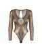 Боді Obsessive Soranna long-sleeved teddy S/M