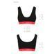 Спортивный топ на широких бретелях Passion PS003 TOP XL, black
