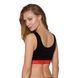 Спортивный топ на широких бретелях Passion PS003 TOP XL, black