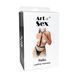 Портупея жіноча Art of Sex - Keliya, натуральна шкіра, розмір XS-2XL, колір чорний