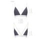 Спортивный топ с двойными бретелями Passion PS007 TOP M, dark grey
