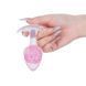 Анальная пробка Liebe Seele Icecream-shaped Crystal Anal Plug - Pink Small