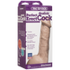 Фалоімітатор Doc Johnson - 7 Inch Perfect Erect Cock, велика головка, Vac-U-Lock