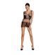 Бодистокинг мини-платье с бабочками Passion BS090 One Size black