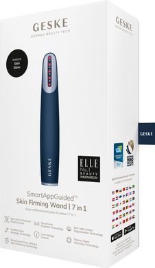 Пристрій для зміцнення і тонізації шкіри обличчя GESKE Skin Firming Wand 7в1 midnight