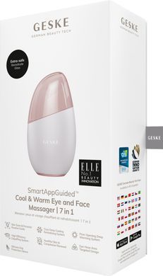 Масажер для обличчя GESKE Cool&Warm Eye and Face Massager 7в1 starlight