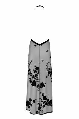 Платье Noir Handmade F312 Divinity, S, black, прозрачное, в пол, открытая спина, разрез сбоку