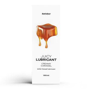 Лубрикант на водной основе Satisfyer Juicy Lubricant Creamy Caramel water based 300 мл