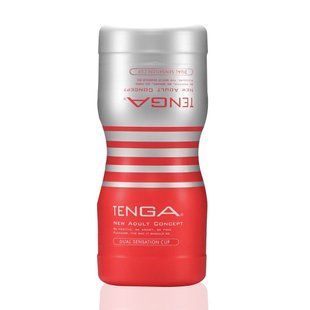 Мастурбатор Tenga Dual Sensation Cup двусторонний, с двумя независимыми каналами
