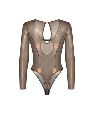 Боди Obsessive Soranna long-sleeved teddy 2XL/3XL