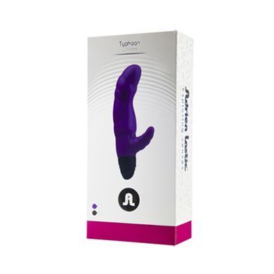 Вібратор рельєфний Adrien Lastic Typhoon Purple зі стимуляцією точки G, два мотора