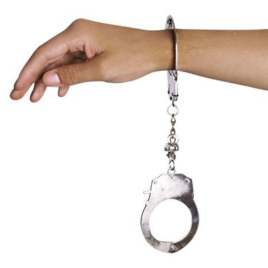 Наручники металлические Adrien Lastic Handcuffs Metallic (полицейские)