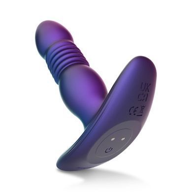 Анальная пробка с вибрацией и пульсацией Hueman - Supernova Thrusting Buttplug