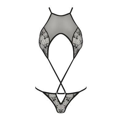 Ажурное боди Passion AZALIA BODY S/M, black