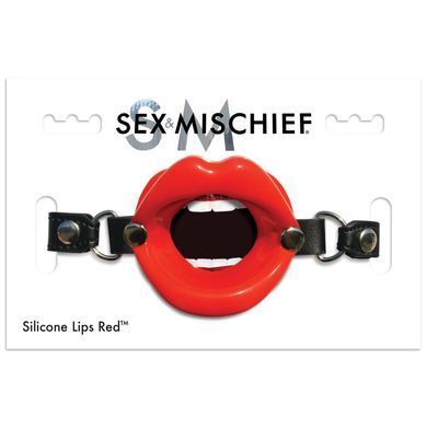 Кляп Sex And Mischief - Silicone Lips Red