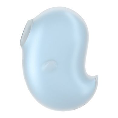 Вакуумный клиторальный стимулятор с вибрацией Satisfyer Cutie Ghost Blue