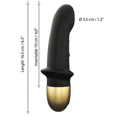 Вібратор Dorcel Mini Lover Black 2.0 перезаряджуваний, для точки G і масажу простати