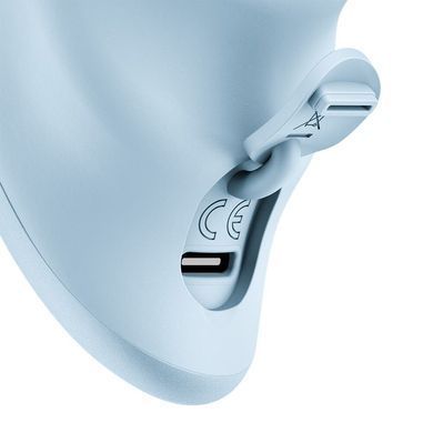 Вакуумный стимулятор Fun Factory Intense Sky Blue, 11 режимов работы, перезаряжаемый