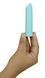 Вибропуля S Pleasures Velvet Bullet Candy Turquoise