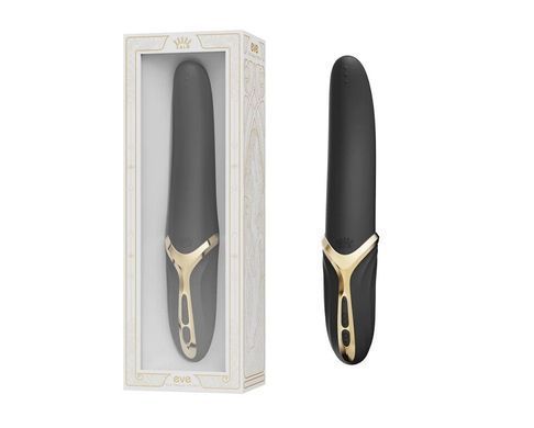 Вибратор Zalo &ndash; EVE Obsidian Black, вибрация + ротация, имитация язычка, подогрев до 39 &deg;C