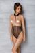 Эротическое боди Passion TRISHA BODY, XXL/XXXL, black, с открытыми чашками