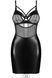 Сорочка Obsessive Dominna chemise & thong 2XL/3XL