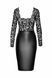 Сукня Noir Handmade F295 Euphoria lace and wetlook midi dress - L