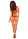 Комплект белья Obsessive Lacelove cupless 2-pcs set XS/S Red, открытый доступ, открытая грудь