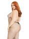 Бодистокинг Leg Avenue Racer neck bodystocking Black Queen Size