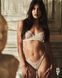 Комплект Obsessive Alissium 2-pcs set, XL/2XL, кружево, лиф с мягкой чашкой, трусики танга