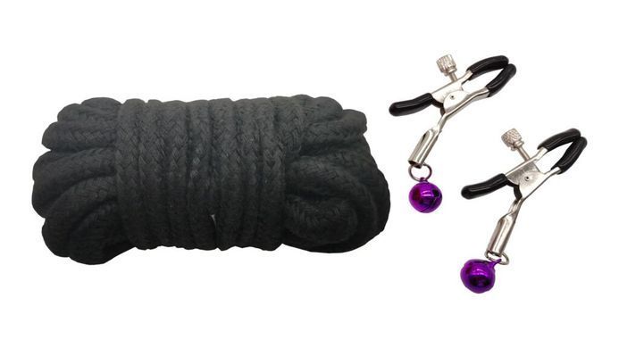 Набор MAI BDSM STARTER KIT N&ordm; 75 Leopard: плеть, кляп, наручники, маска, ошейник , веревка, зажимы