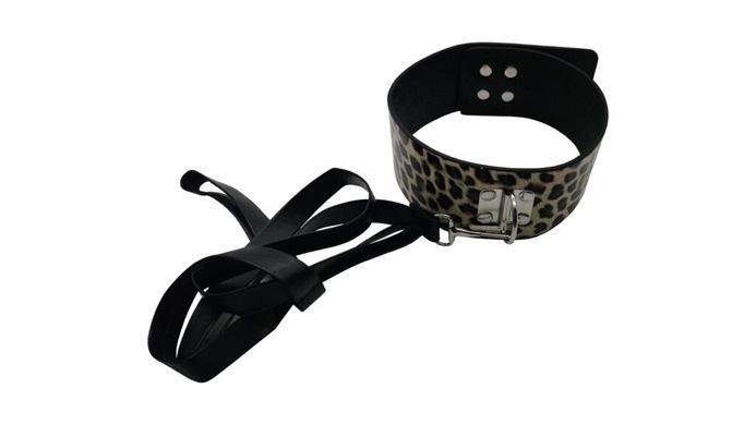 Набор MAI BDSM STARTER KIT N&ordm; 75 Leopard: плеть, кляп, наручники, маска, ошейник , веревка, зажимы