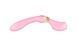Вибромассажер Shunga Zoa Light Pink, двусторонний