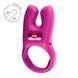 Эрекционное виброкольцо с двойной стимуляцией клитора Fun Factory NŌS CLASSIC Magenta, 2 мотора