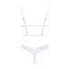 Еротичний комплект Obsessive Heavenlly 2-pcs cupless set M/L, відкриті груди, з доступом